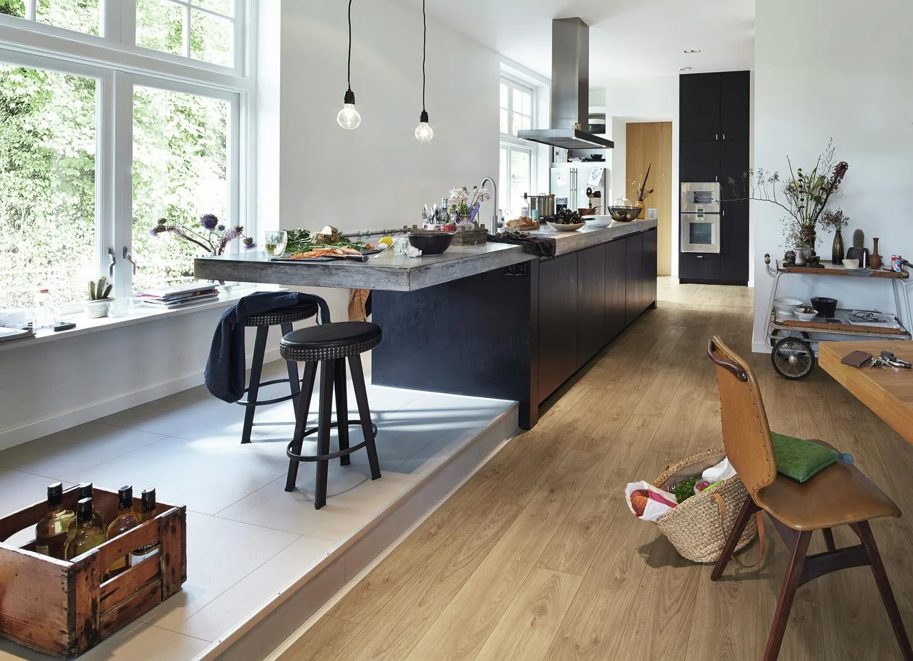 Ambiente de la serie de suelo laminado MEISTER LD 150