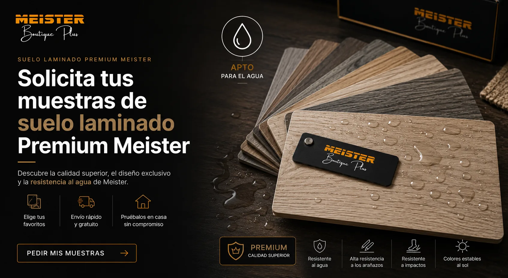 Solicitud de muestras de suelo laminado Premium MEISTER